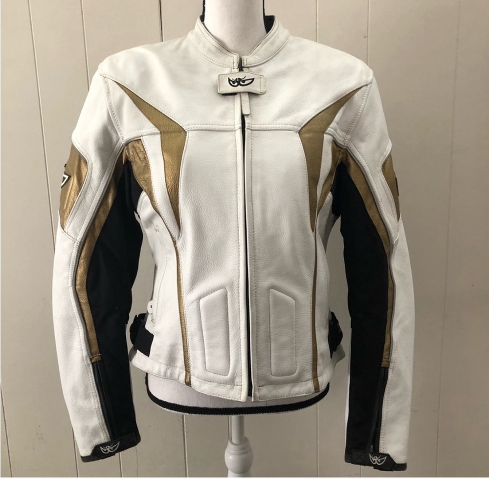 MOTO GP Sz M/L Leather Motorcycle Jacket